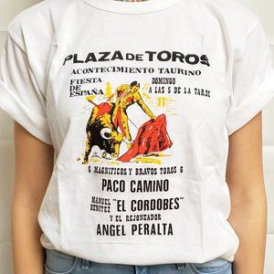 Vintage style matador poster t-shirt unisex